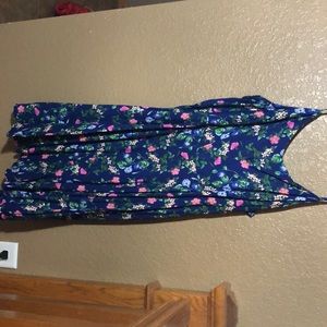 Maurice’s Mini Dress- Dark Blue and Flowered